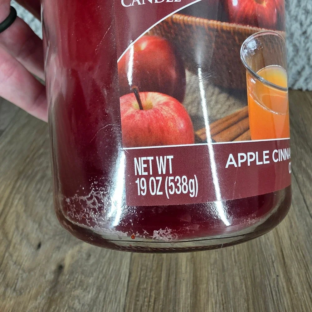 Yankee Candle American Home Apple Cinnamon Cider 19oz Large Jar Scented Candle